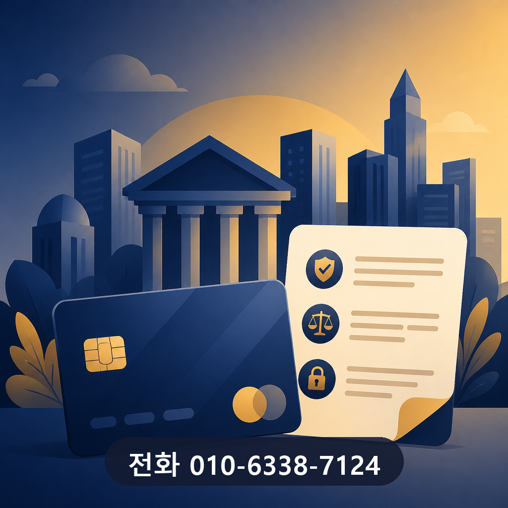 카드 할부 현금화 카드사 약관 확인 이미지