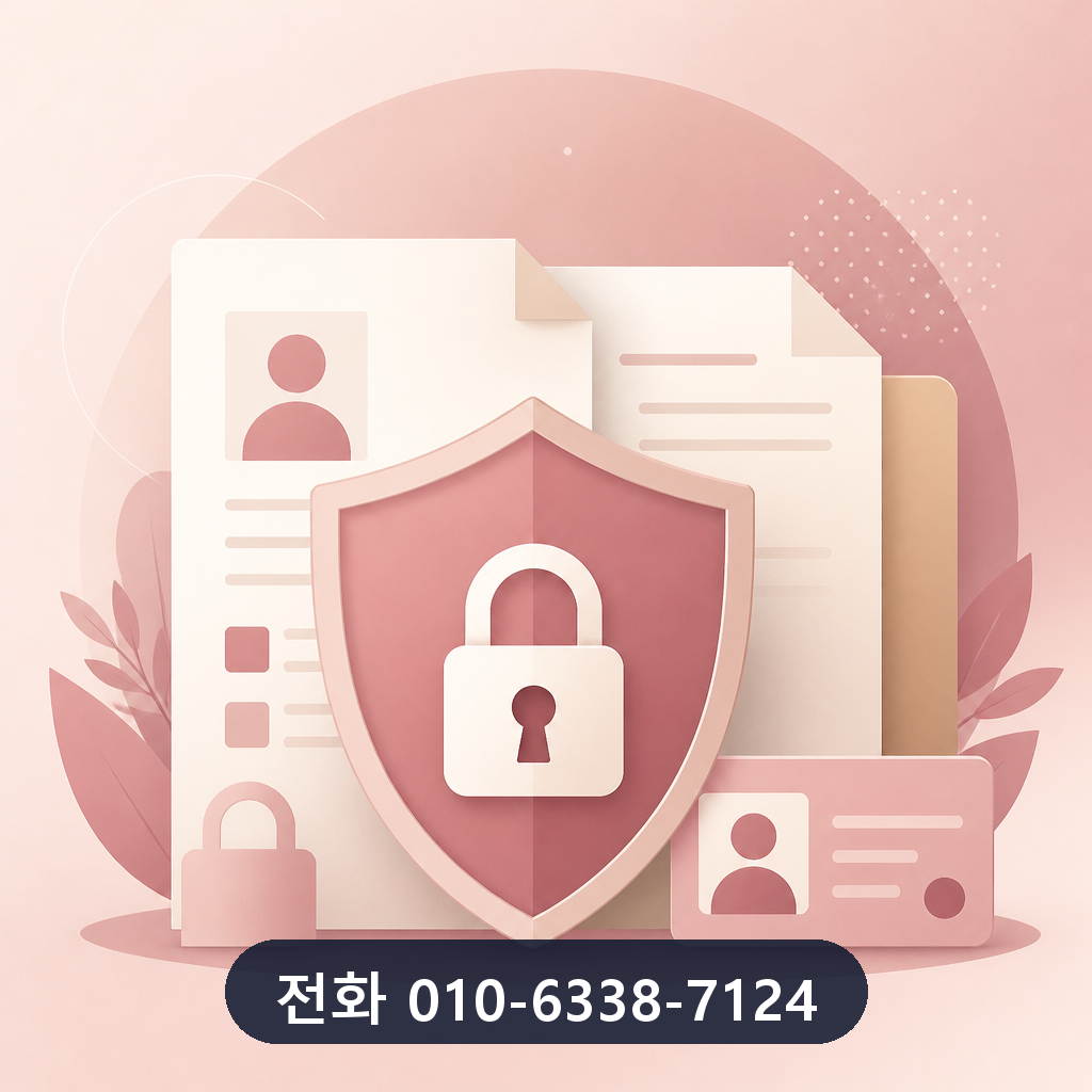 카드 할부 현금화 개인정보 보호 이미지